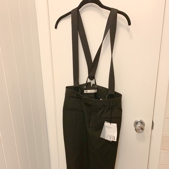 Zara limited edition black skirt with straps - Picture 2 of 7